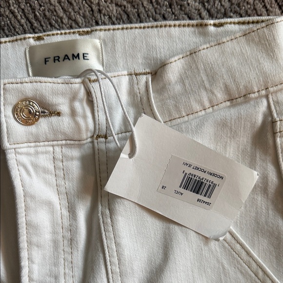 Frame Denim Modern Pocket Wide Leg Jeans - Picture 3 of 5